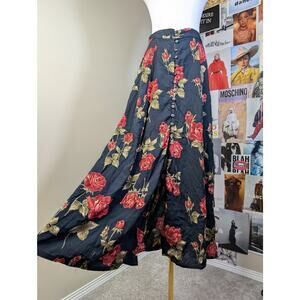 Floral Y2k Boho Skirt